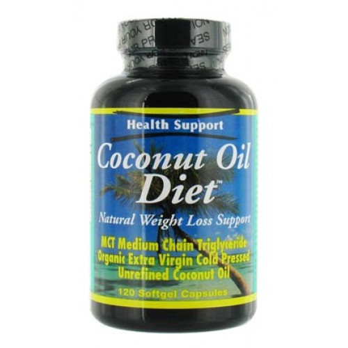 Health Support Coconut Oil Diet 120 Sftgels