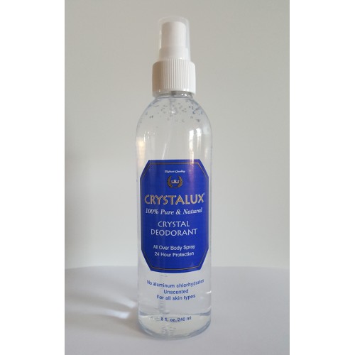 Crystalux Deodorant Spray Large 8oz, www.SupplementDiscount.com