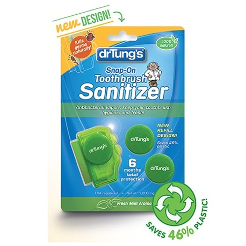Dr. Tung\'s Products Toothbrush Sanitizer Adult 2pk
